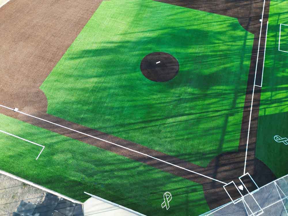 baseball field turf